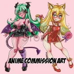 Anime Commission Art 2 - Otaku Gift Store