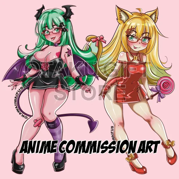 Anime Commission Art 2 - Otaku Gift Store