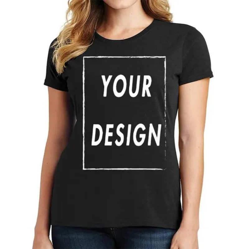 Custom Black Tshirt Sample Women - Otaku Gift Store