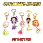 Custom Linked Acrylic Keychain - Otaku Gift Store