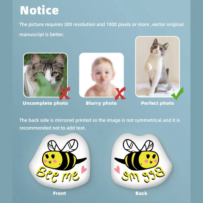 Custom Shape Pillow DIY 4 Custom Shape Pillow Details 1 - Otaku Gift Store