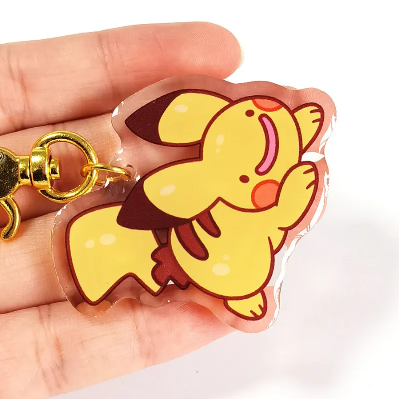 Custom Acrylic Epoxy Keychain Sample 2 Otaku Gift Store