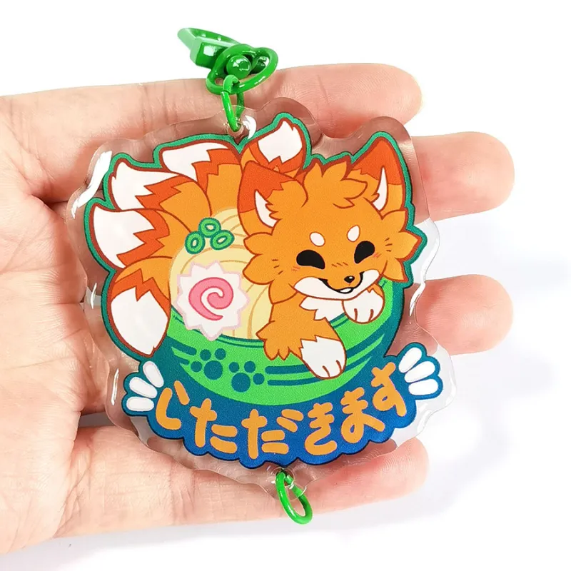 Custom Acrylic Epoxy Keychain Sample 5 Otaku Gift Store