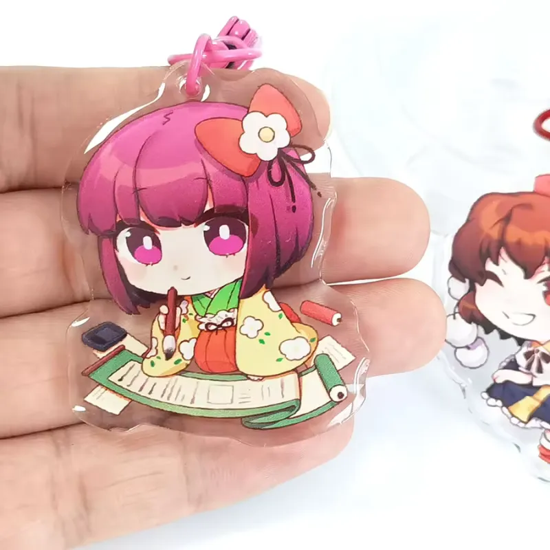 Custom Acrylic Epoxy Keychain Sample 8 Otaku Gift Store