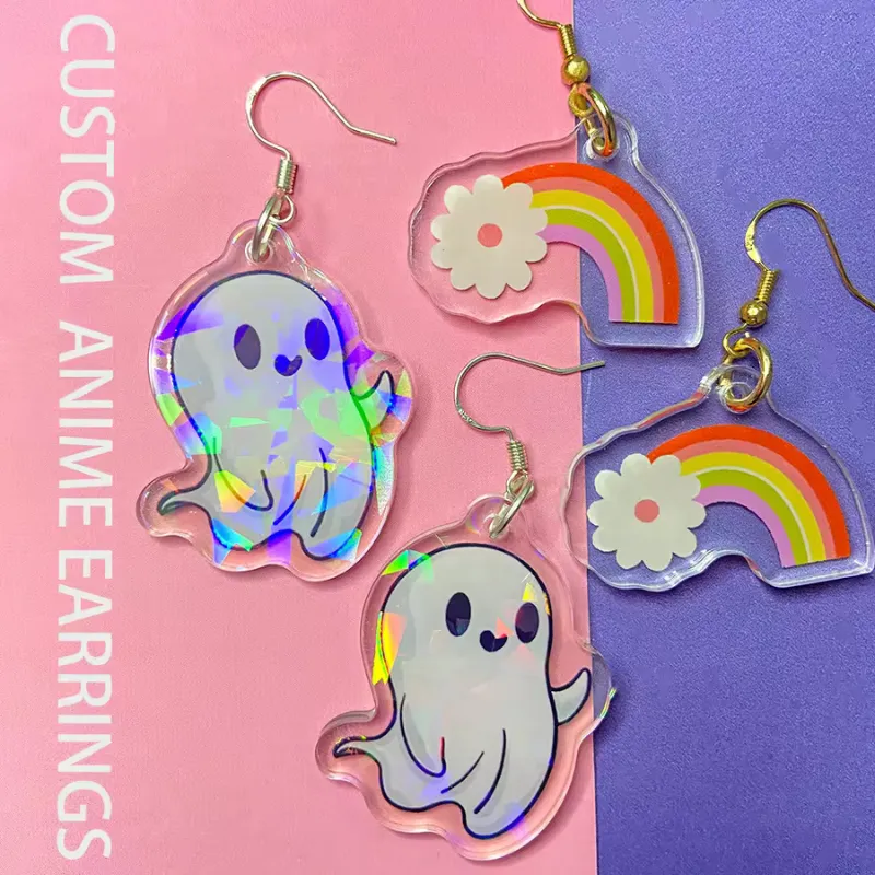 Custom Acrylic Anime Earrings 3 Custom Acrylic Anime Earrings - Image 2