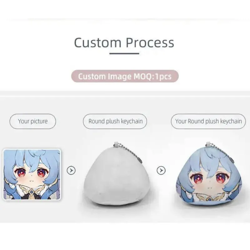 Custom Manjuu Plush Keychain 6 Custom Manjuu Plush Keychain Details 1 - Otaku Gift Store