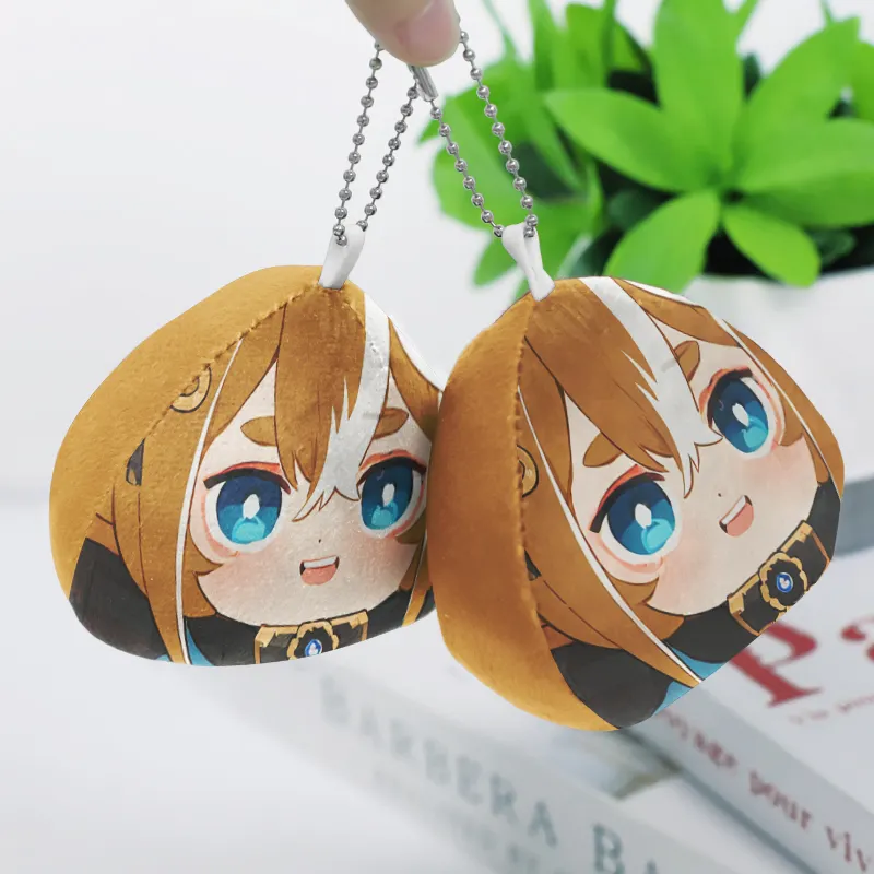 Custom Manjuu Plush Keychain Sample 13 - Otaku Gift Store