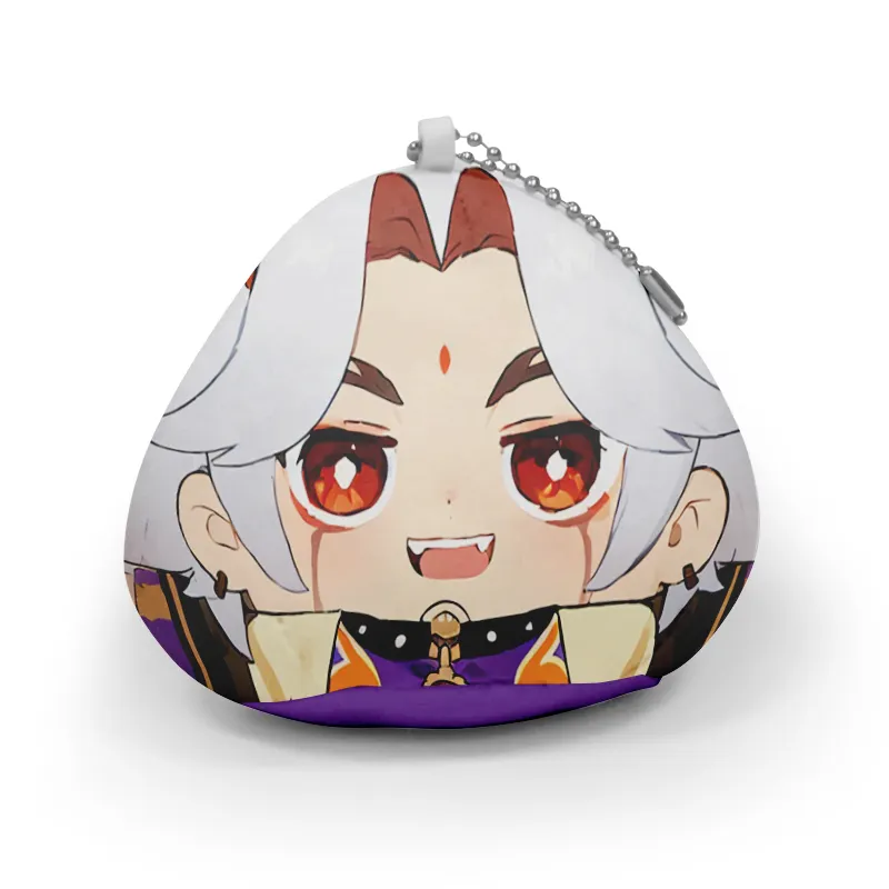 Custom Manjuu Plush Keychain Sample 14 - Otaku Gift Store