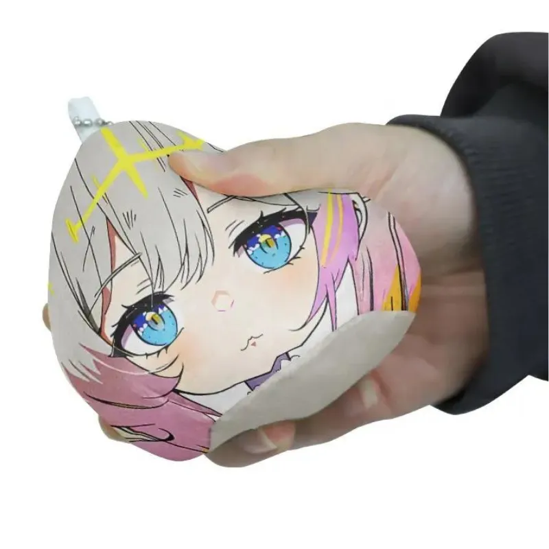 Custom Manjuu Plush Keychain 5 Custom Manjuu Plush Keychain Sample 2 - Otaku Gift Store