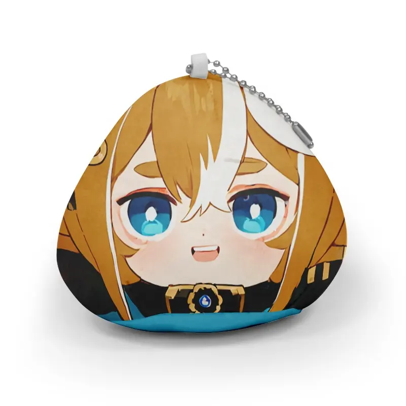 Custom Manjuu Plush Keychain Sample 5 - Otaku Gift Store
