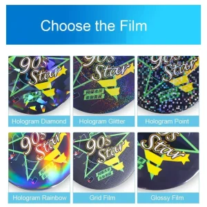 Custom Pin Buttons Film Option 1 - Otaku Gift Store