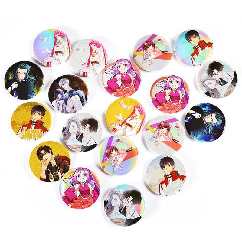 Custom Pin Buttons sample 1 - Otaku Gift Store