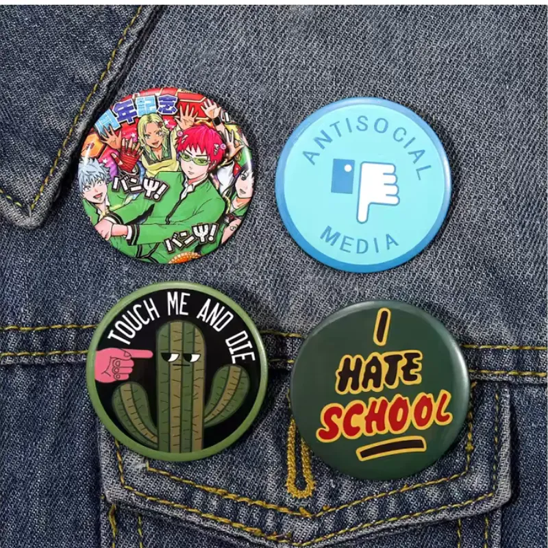 Custom Pin Buttons sample 19 Otaku Gift Store