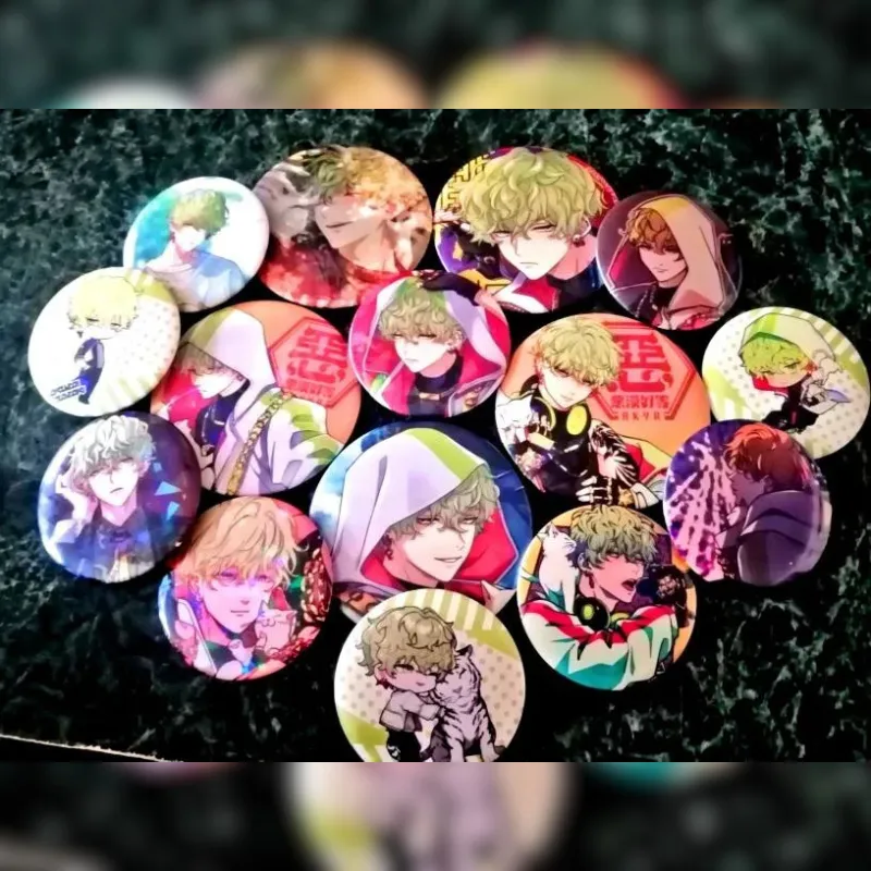 Custom Pin Buttons sample 5 Otaku Gift Store