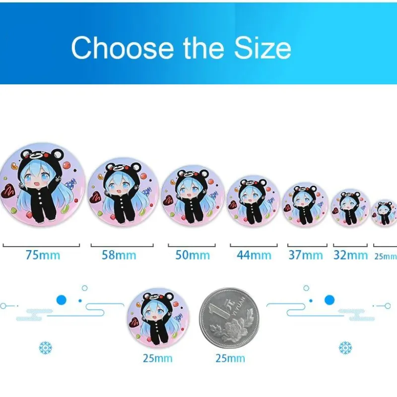 Custom Pin Buttons (Round) 6 Custom Pin Buttons (Round) - Image 5