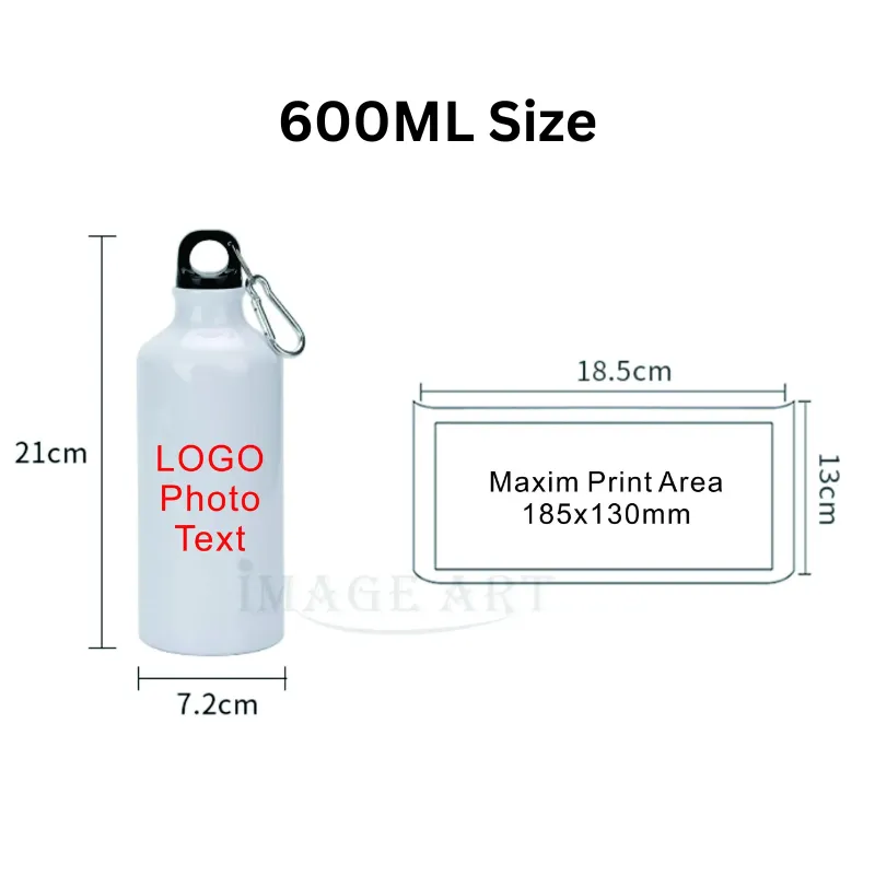 Custom Sports Bottle 600ML Otaku Gift Store