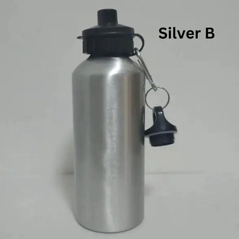 Custom Sports Bottle Silver B Otaku Gift Store